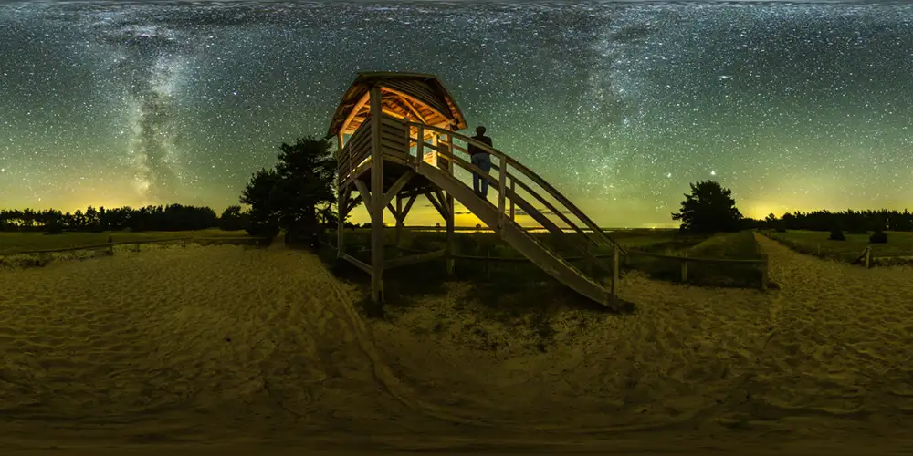 Fischland - Aussichtsturm Astrofotografie