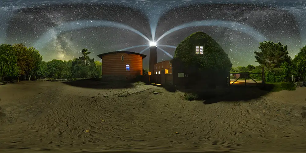 Fischland - Leuchturm Eingang Astrofotografie
