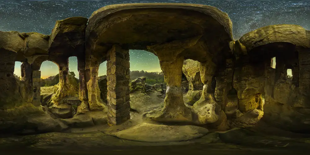 Kluesberge - Säulenhöhle Astrofotografie