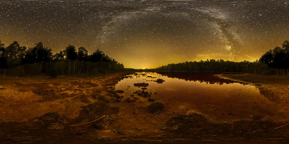 Hohenleipisch Restlöcher - Rotsee bei Plessa 1 Astrofotografie