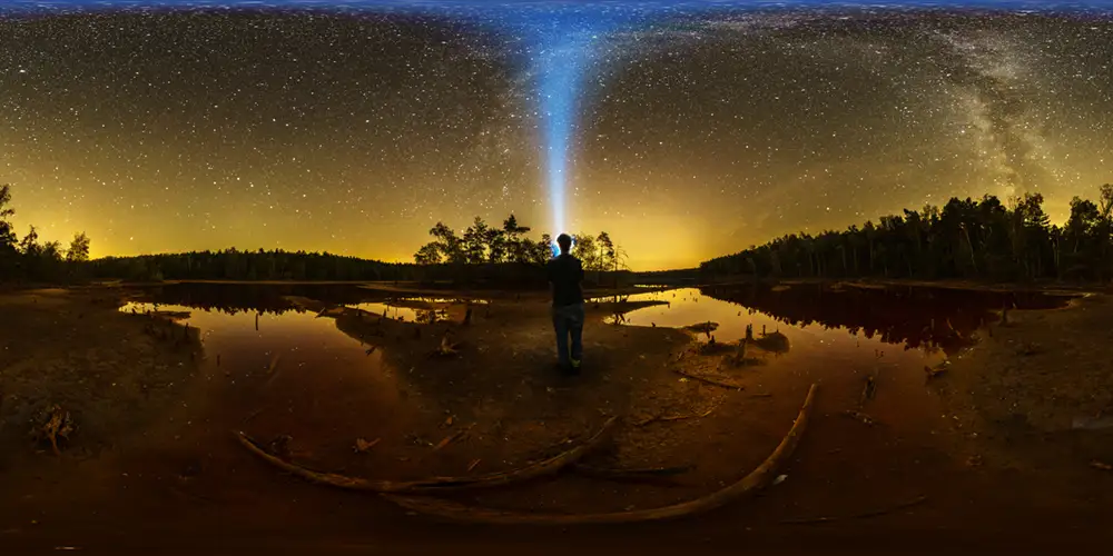 Hohenleipisch Restlöcher - Rotsee bei Plessa 4 Astrofotografie