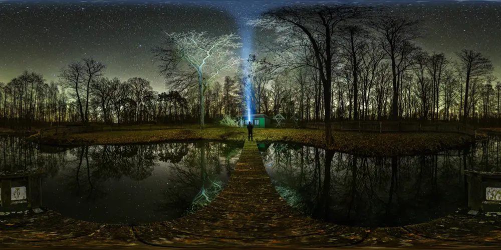 Unterspreewald - Wasserburger Spree Astrofotografie