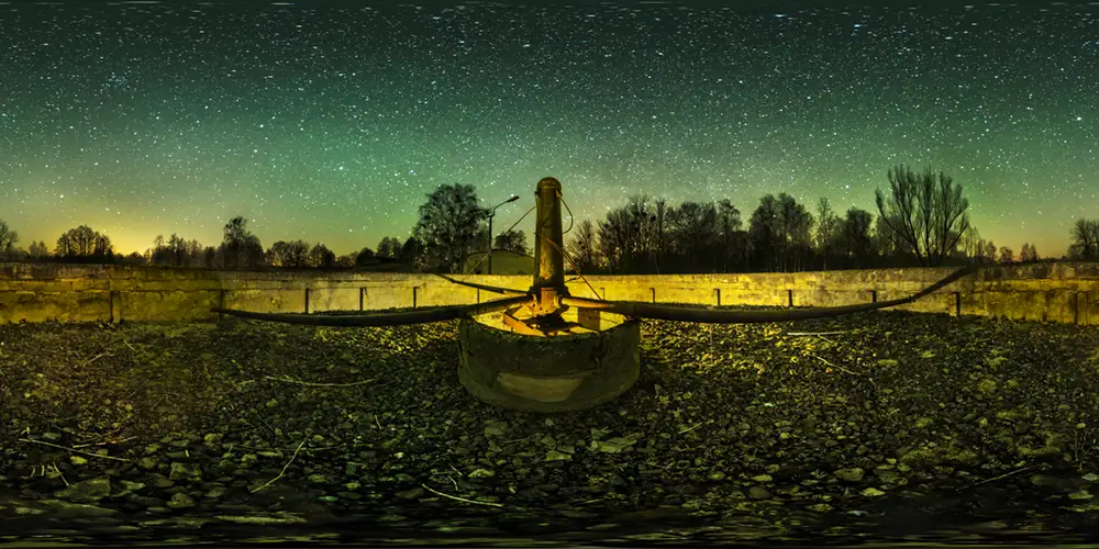 Vogelsang Militärgelände - Rundes Hochbecken Astrofotografie