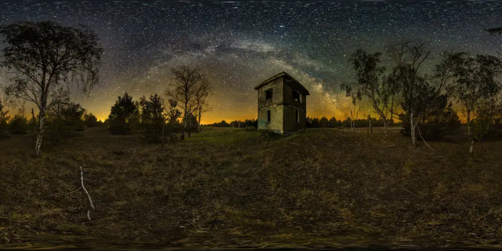 Luckenwalde - Wurzelberge - Wachhäuschen 2 Astrofotografie