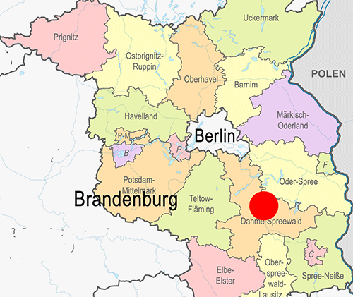 Unterspreewald - Karte