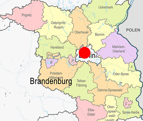 Berlin - Rehberge - Karte