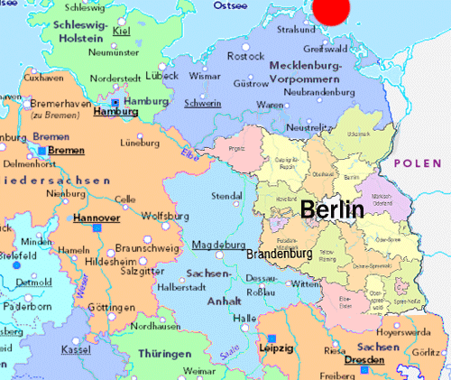 Rügen - Karte