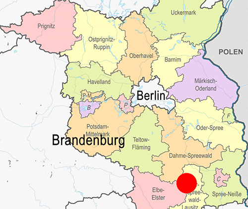Brandenburg Süd - Karte